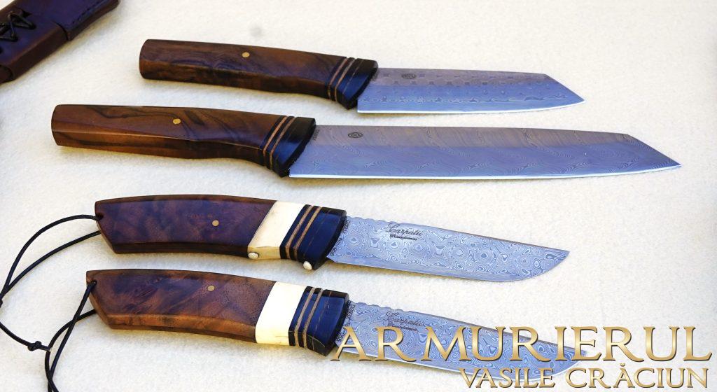 Cutit bucatar CRV,otel DS93x de la Damasteel , aici arta regala de manufacturare se imbina cu inalta tehnologie